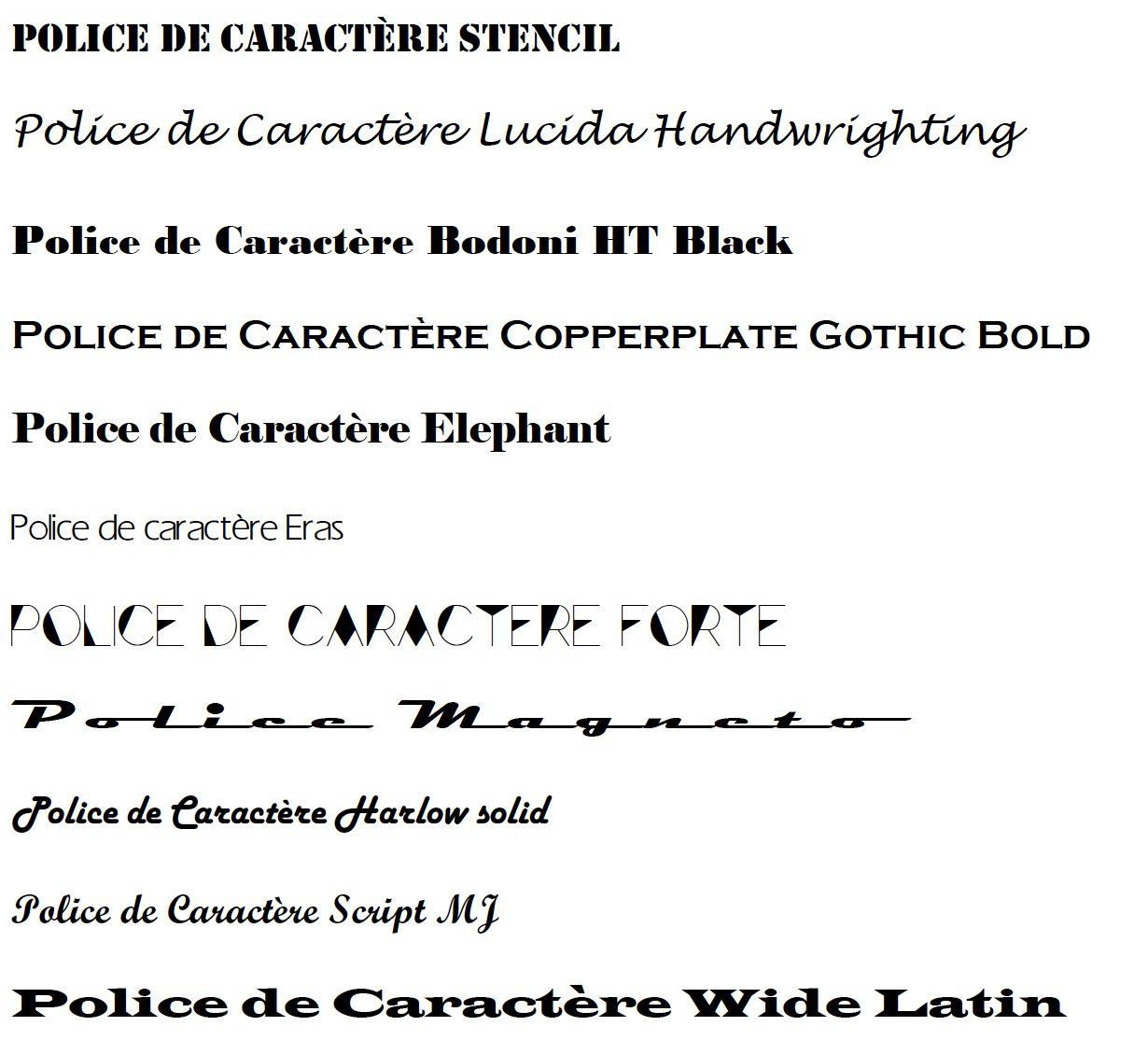 11 polices sympas pour graver vos cigares 11 polices d'écriture pour gravure sur cigare