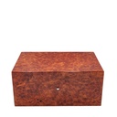 Humidor Luxe Amboina brun