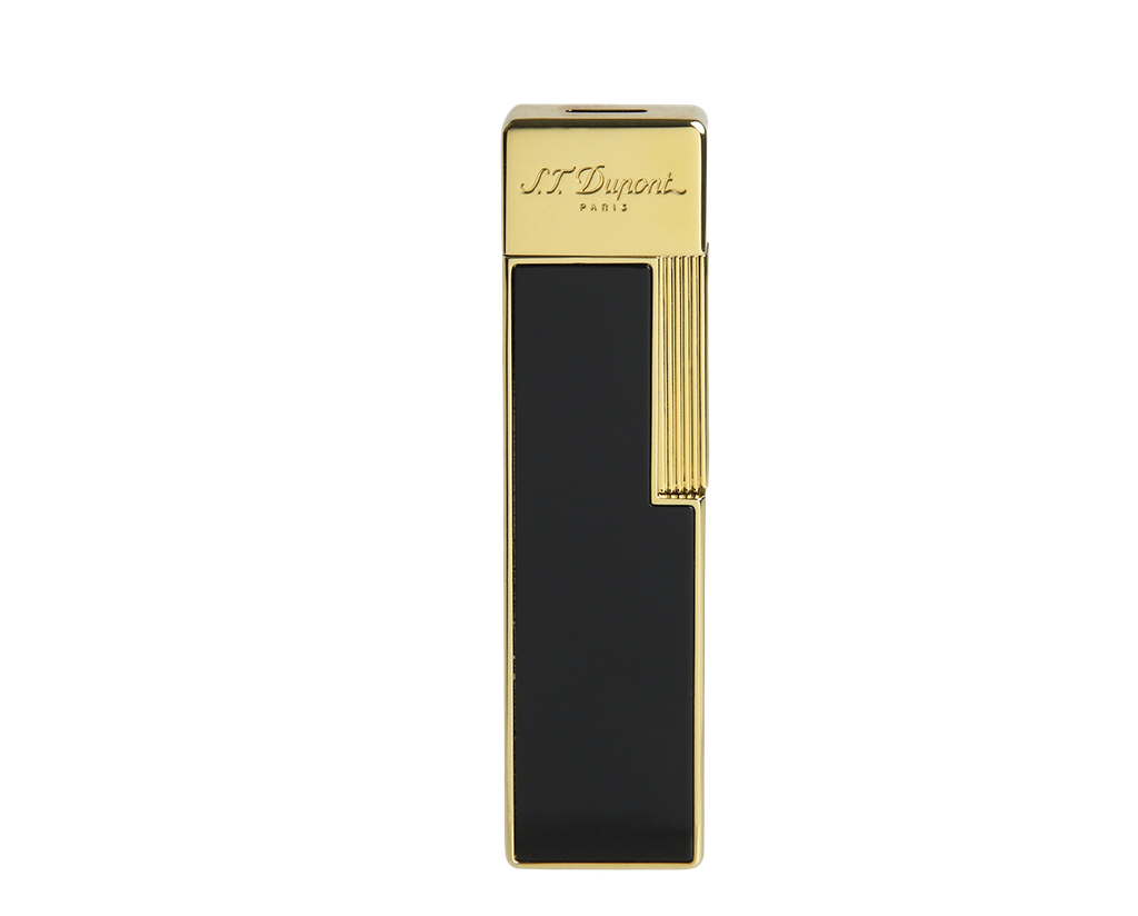 Briquet Twiggy laque noir et doré