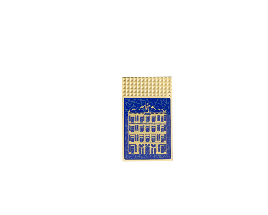 Briquet Ligne 2 Partagas Linea Maestra  bleu et or