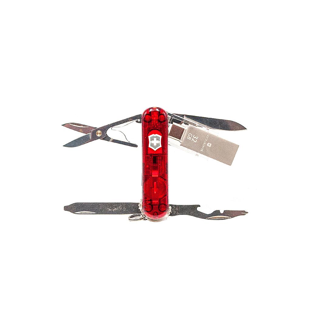 Victorinox Midnite Manager@work, 58 mm, rouge transparent