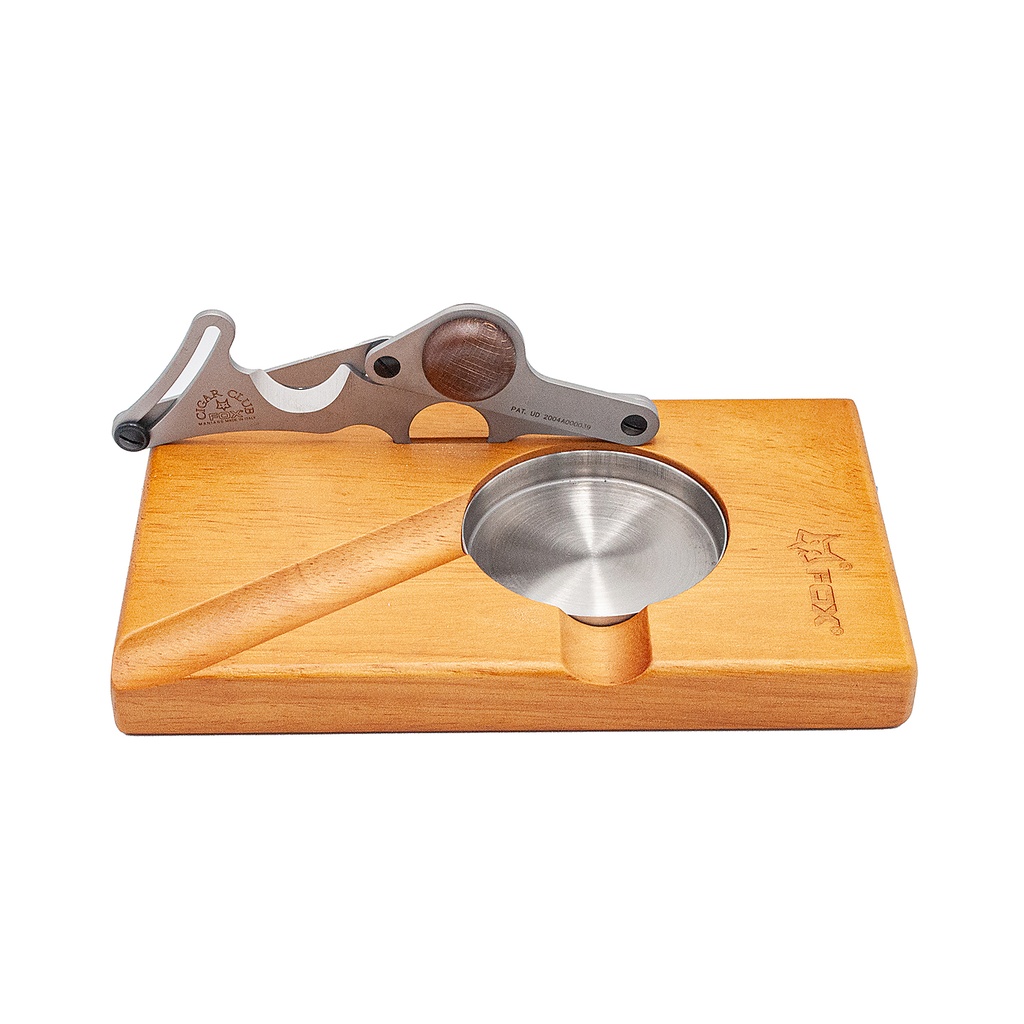 Fox Knives Coupe Cigares et Cendrier Bois