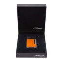 S.T.Dupont Briquet Ligne 2 guilloche sous laque orange vif