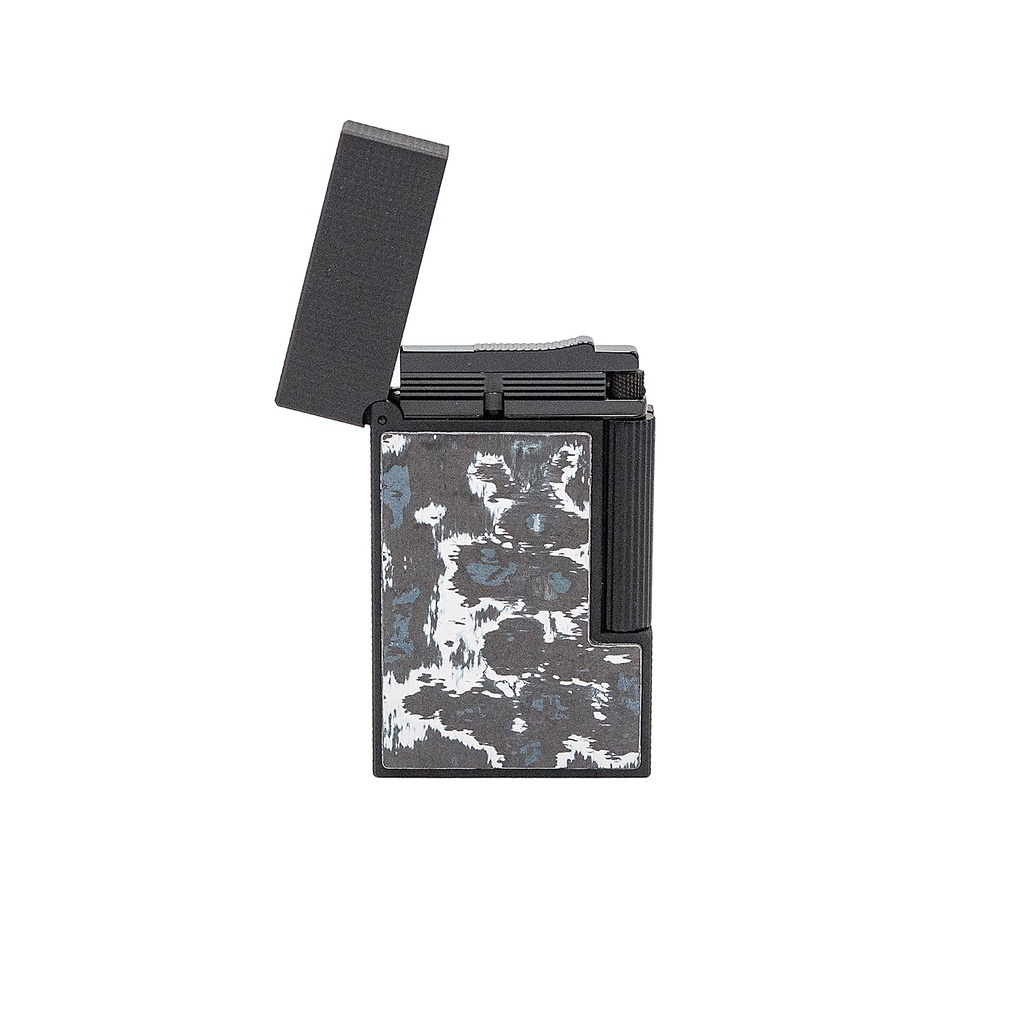 Briquet Dupont Ligne 2 Carbon Dark Storm