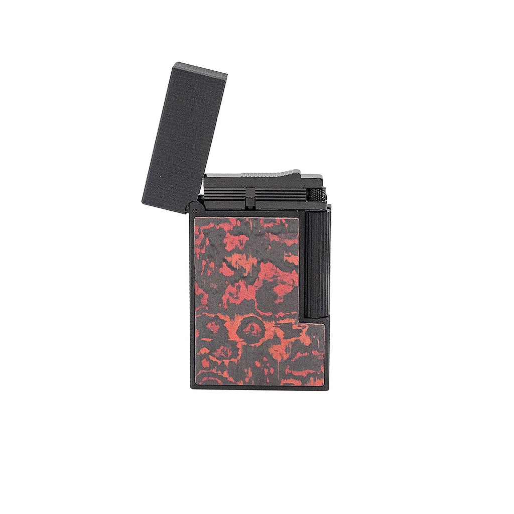 Briquet Dupont Ligne 2 Carbon Fiery Lava