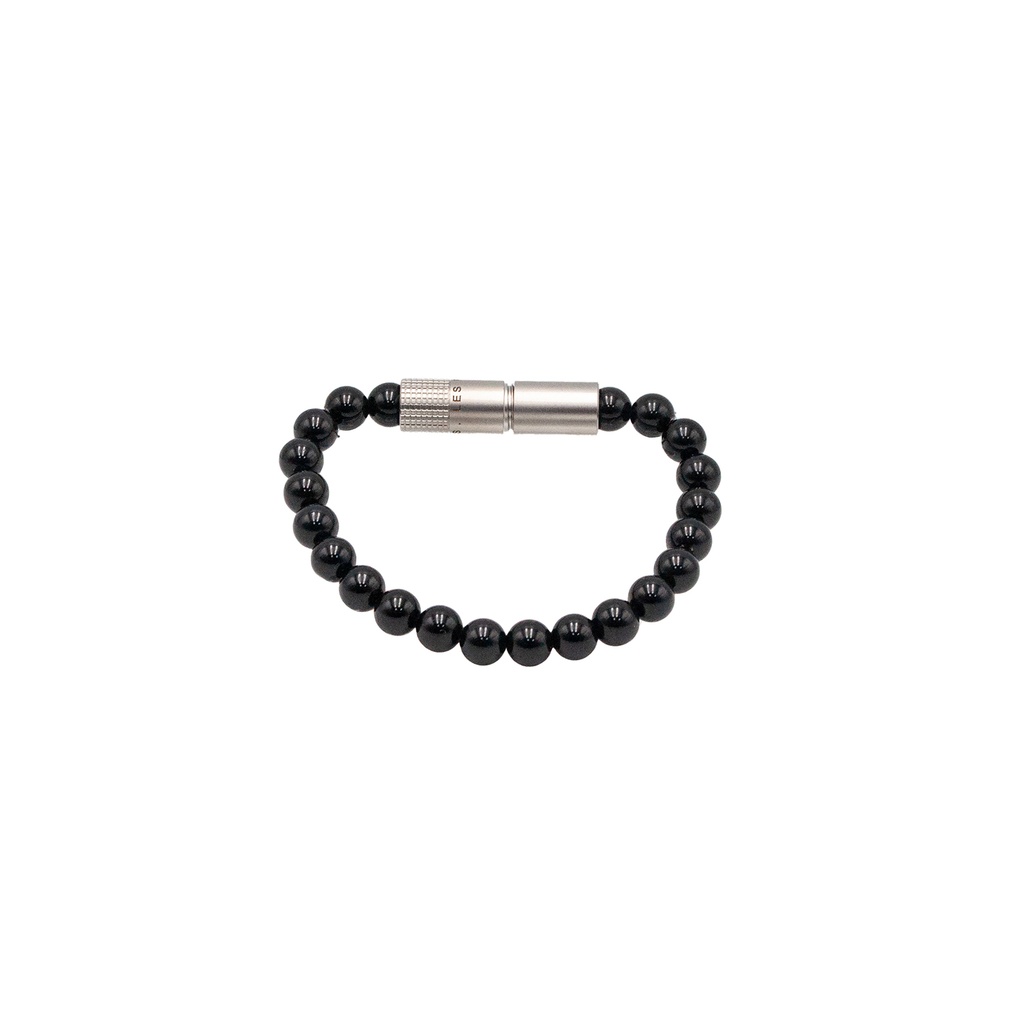 Punch Bracelet Onyx Noir 8mm