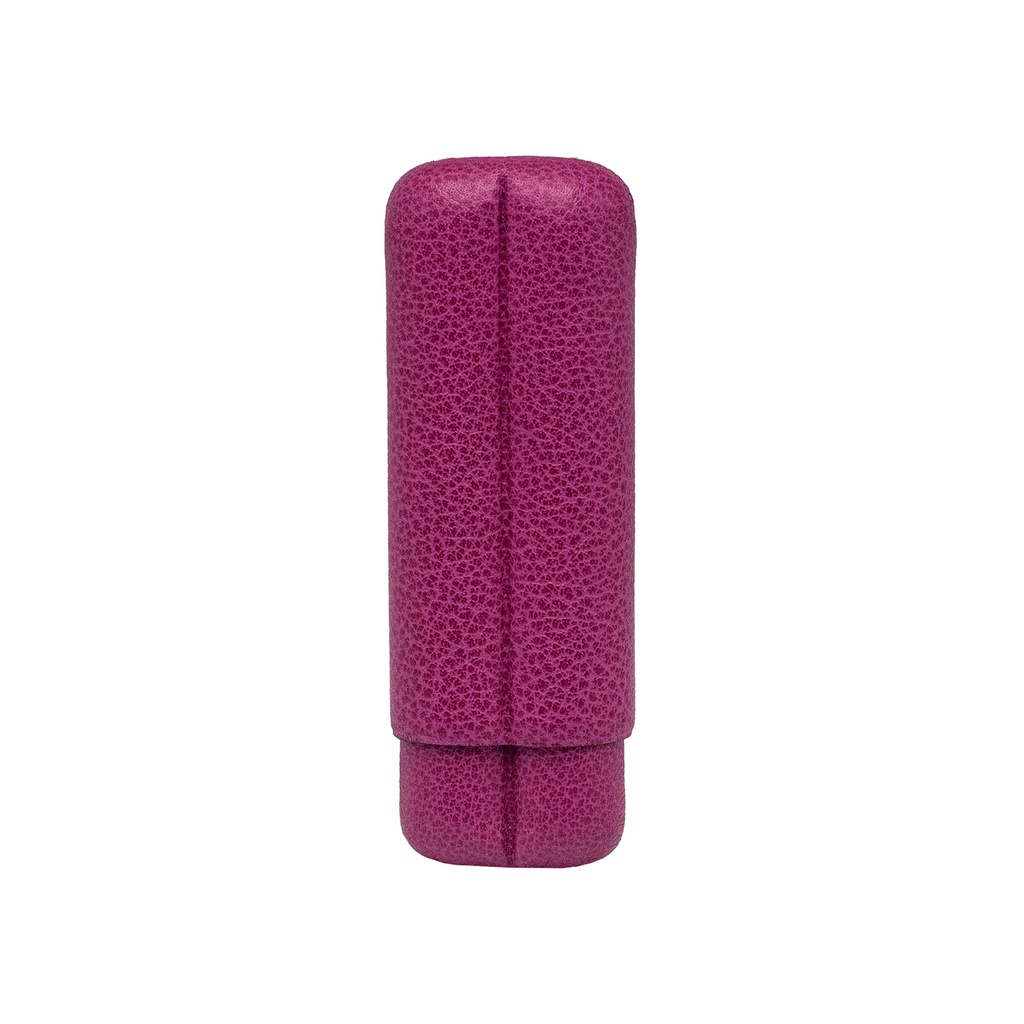 Etui Fallon 2 cigares  Buffle cyclamen sublimes