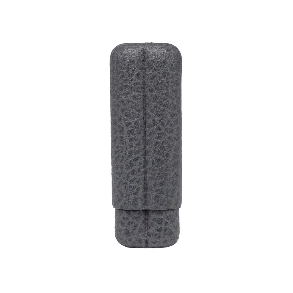 Etui Fallon 2 cigares Buffle anthracite sublimes