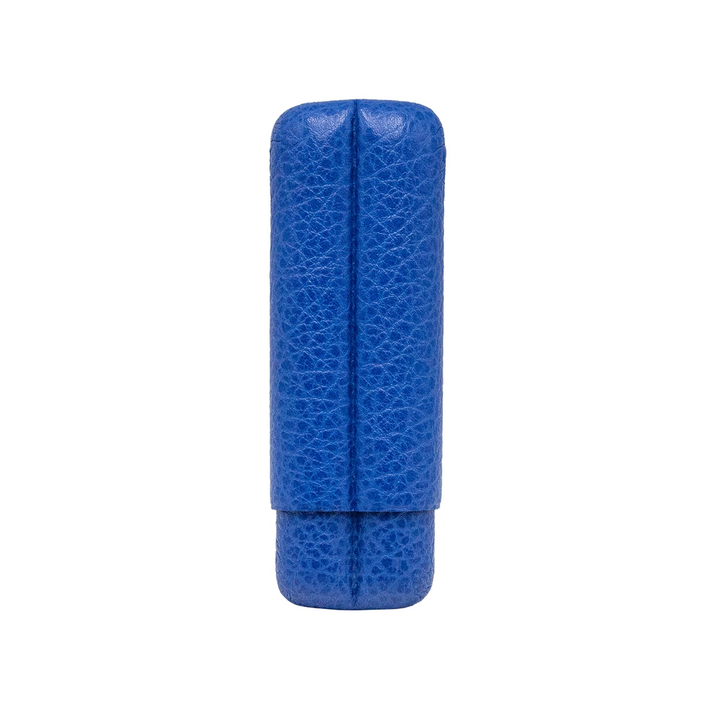 Etui Fallon 2 cigares Buffle bleu sublimes