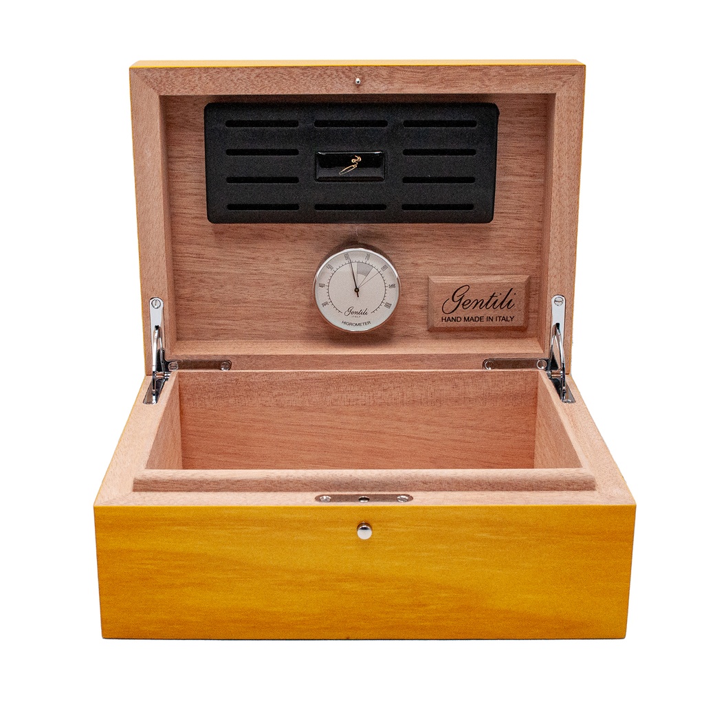 ​​Humidor Gentili Bolivar jaune
