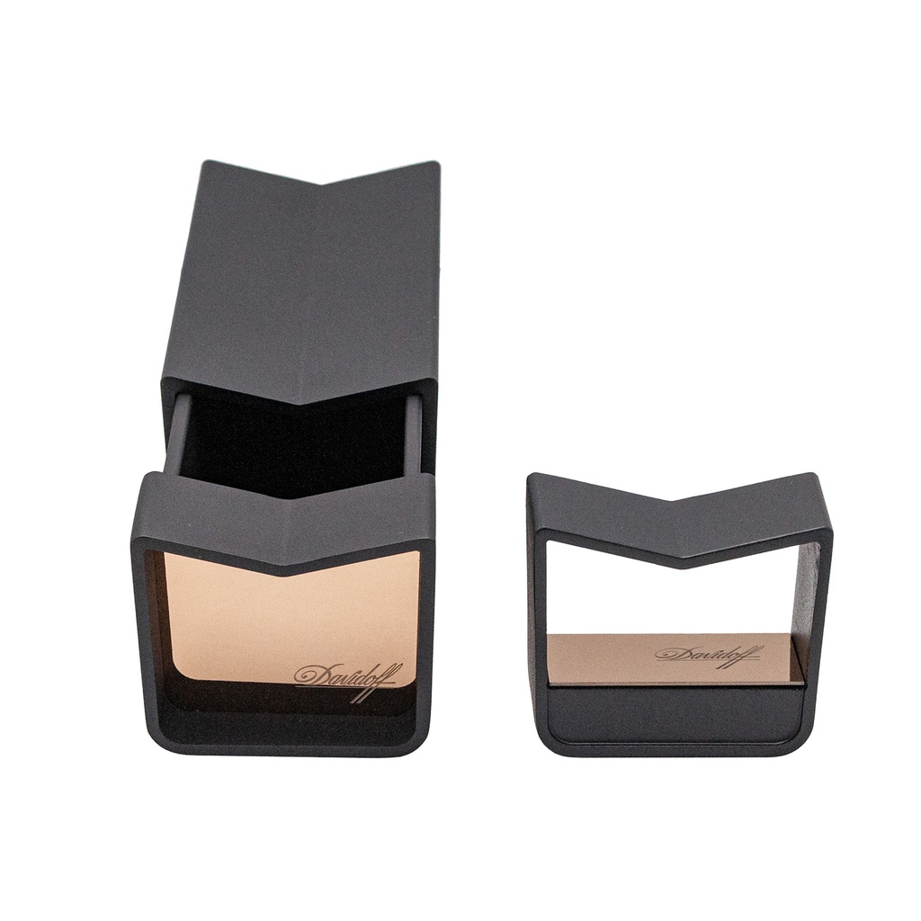 Davidoff Cendrier Coulissant noir et or