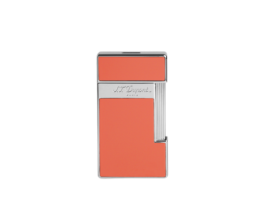 Briquet Slimmy Laque Corail chromé