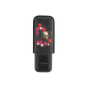 Étui Dupont 2 cigares Memento Mori noir