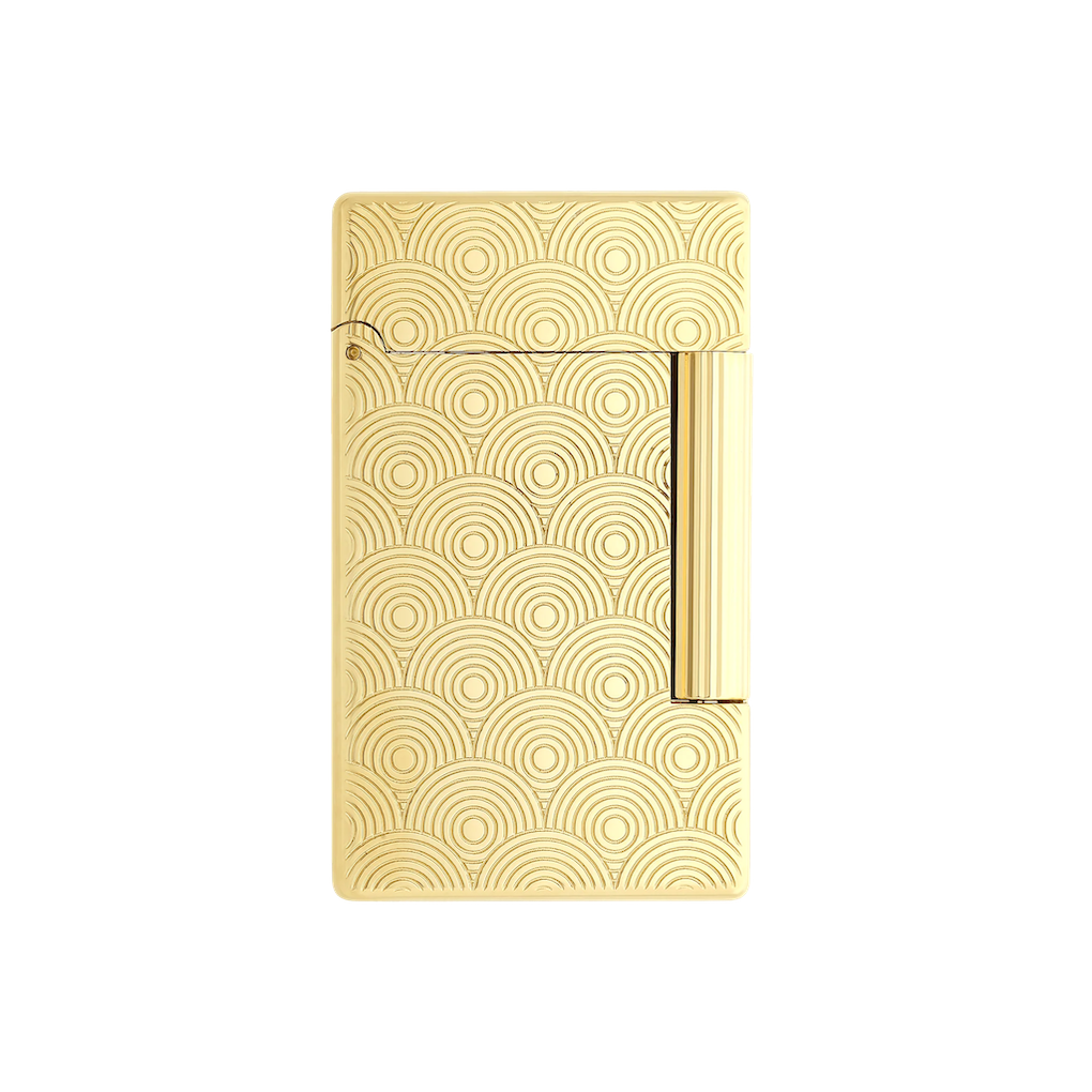 Briquet Dupont Initial Cinatic doré
