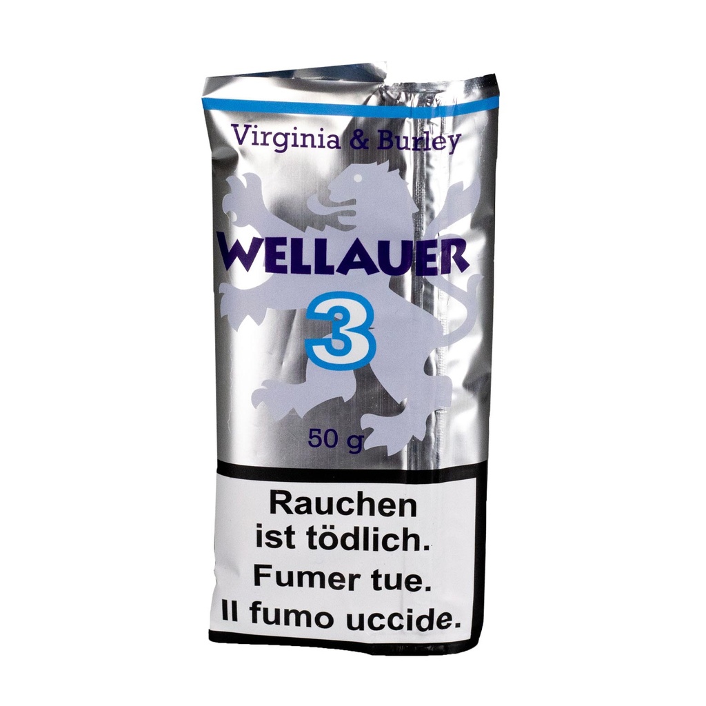 Wellauer Tabac à Pipe 50 gr No3 Virginia & Burley