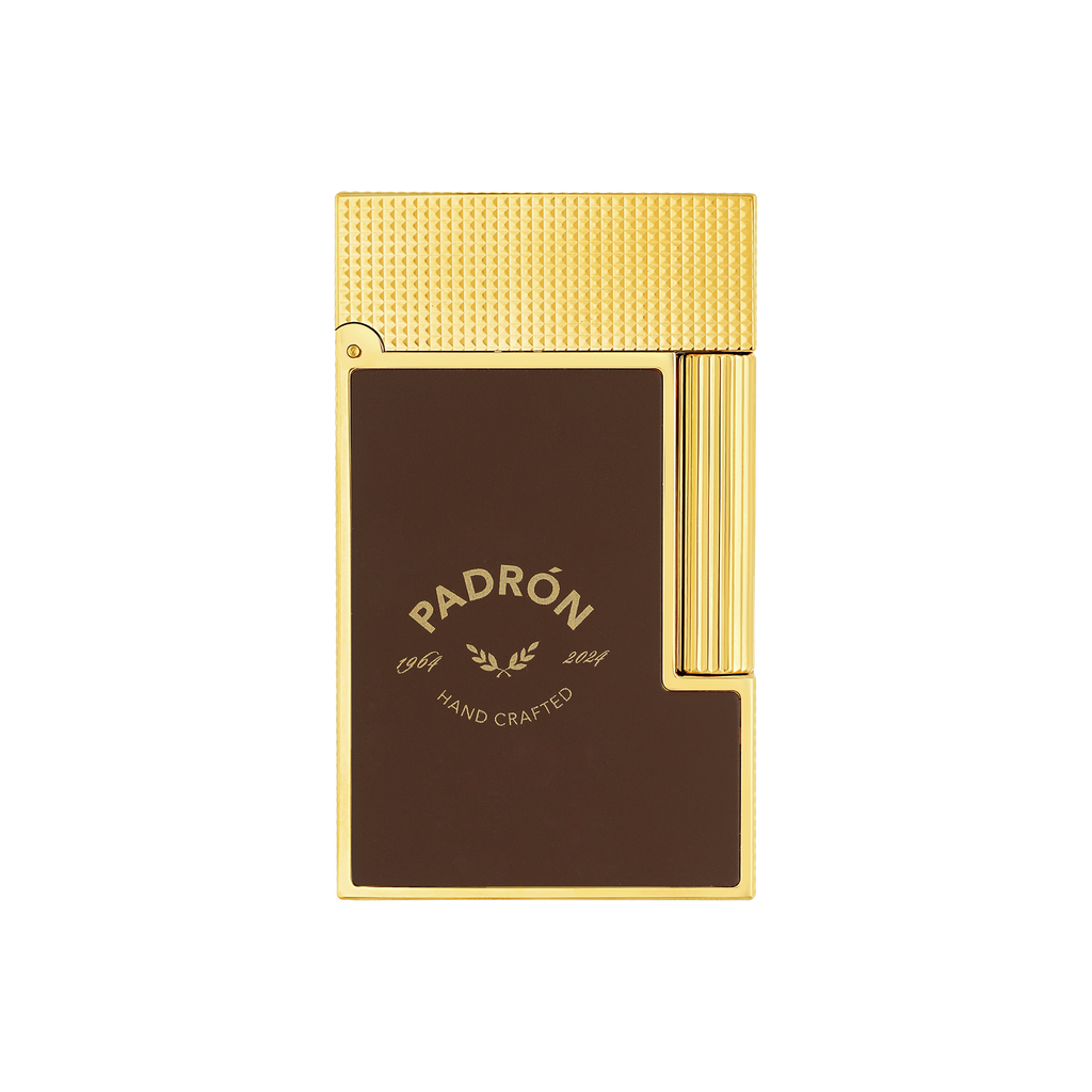 Briquet Dupont Ligne 2 Cling Padron or jaune