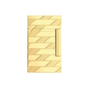 S.T.Dupont Briquet Ligne 2 Cling 1872 or jaune