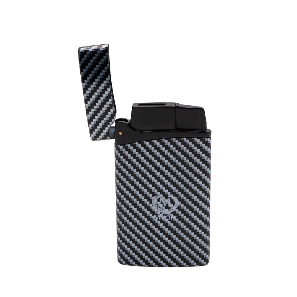 Myon Briquet Carbone noir flamme large douce