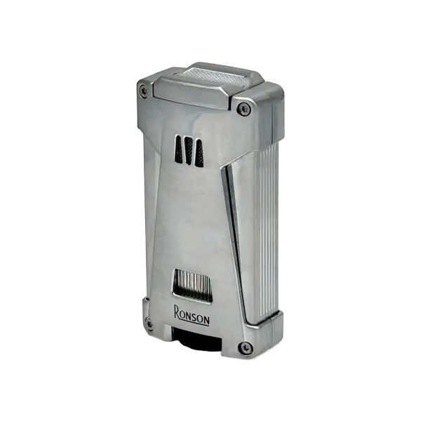 Briquet Hurricane 3 Jets Flamme chrome satin