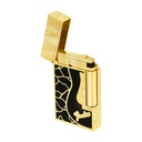 Briquet Dupont Ligne 2 Cling Fender noir et doré