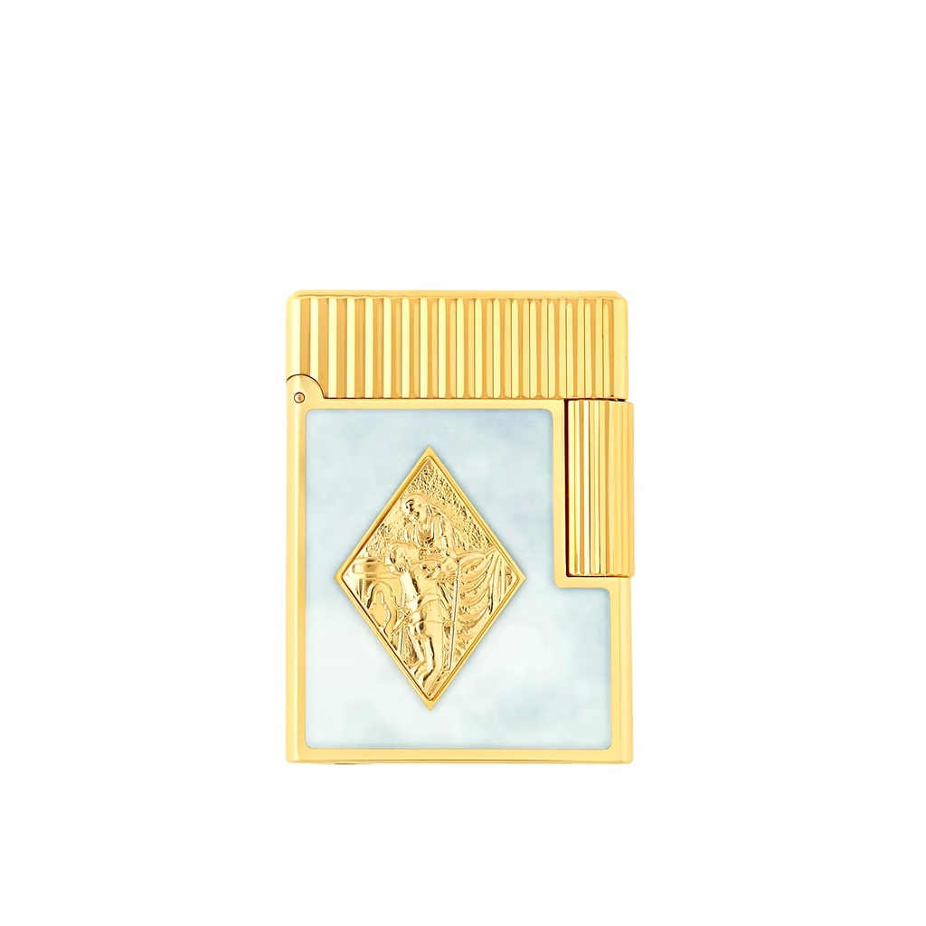 S.T.Dupont Briquet Ligne 1 Cling Romeo & Julieta blanc or