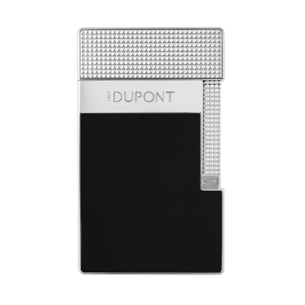 S.T.Dupont Briquet Table Laqué Argenté, noir