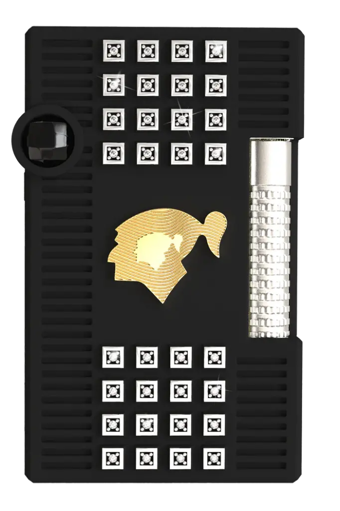 S.T.Dupont Briquet Le Grand Haute Creation  Behike noir 84 diamants C23459