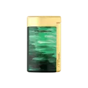 S.T.Dupont Briquet Minijet Laqué Géode vert