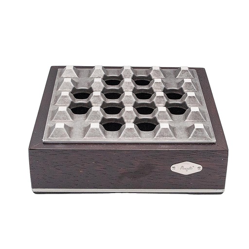 Cendrier Angelo bois et métal