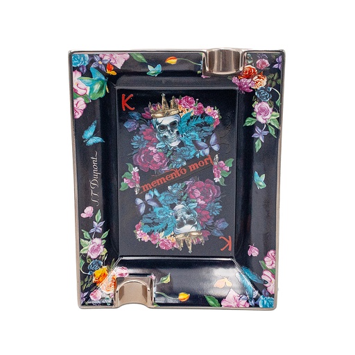 Cendrier Skull & FlowerBlue