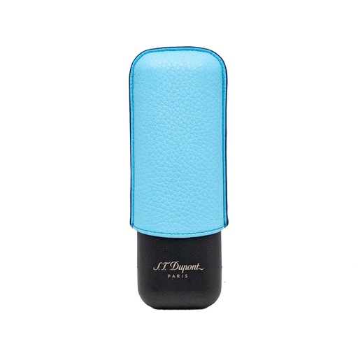 S.T.Dupont Etui 2 cigares turquoise mat