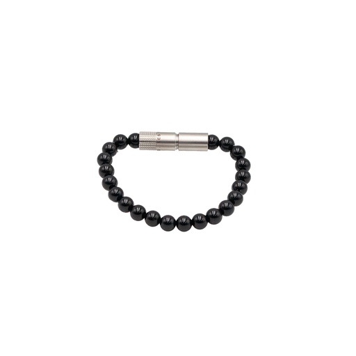 Punch Bracelet Onyx Noir 8mm