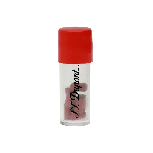 S.T.Dupont Boite 8 recharges Pierre à Briquet rouge