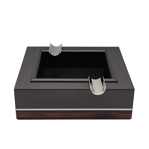 Cendrier Luxe carbone et chêne