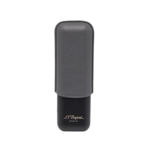 S.T.Dupont Etui 2 cigares noir mat et graphite grainé