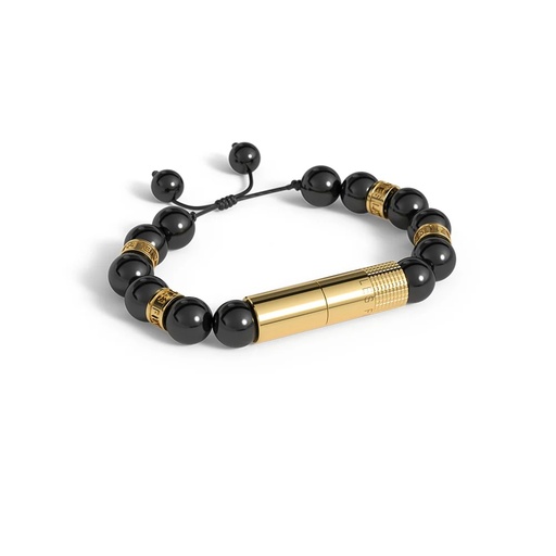 Punch Bracelet Oscuro Gold Ring