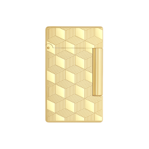 S.T.Dupont Briquet Initial Cube doré