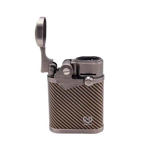 Myon Briquet Table Carbone or 4 jet flammes