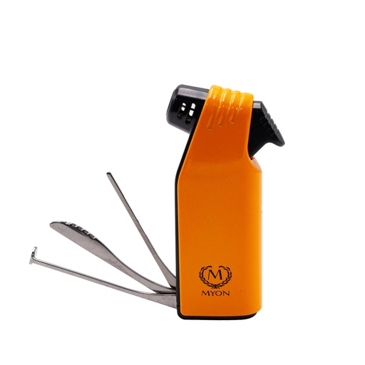 Myon Briquet pipe jaune flamme douce
