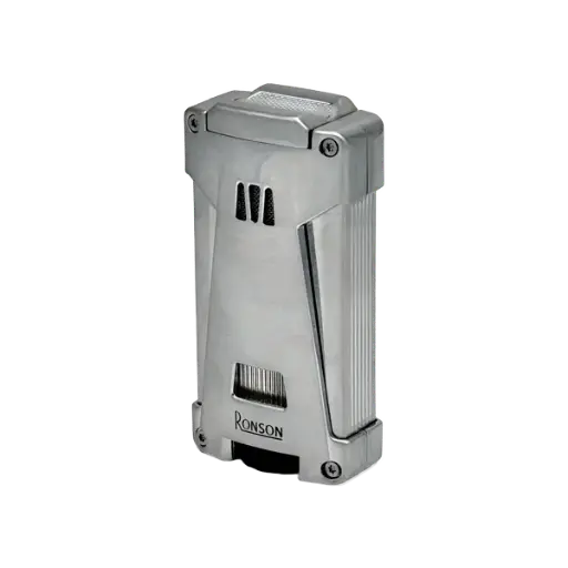 Briquet Hurricane 3 Jets Flamme chrome satin