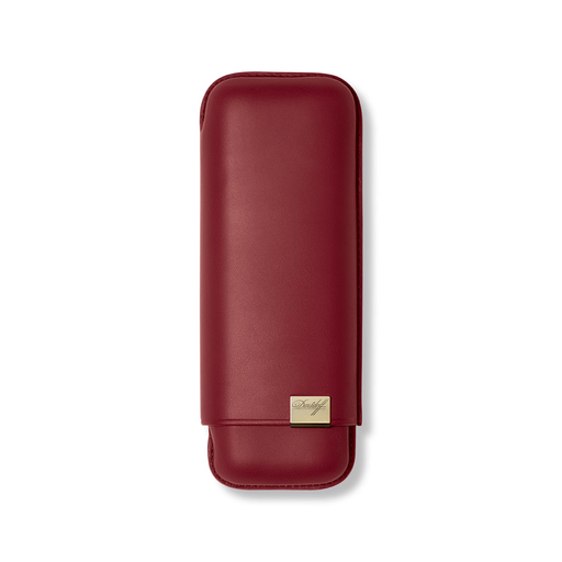 Davidoff Etui 2 cigares XL Cuir rouge gold