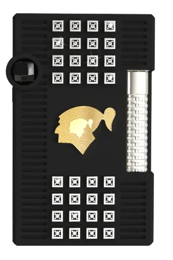 S.T.Dupont Briquet Le Grand Haute Creation  Behike noir 84 diamants C23459